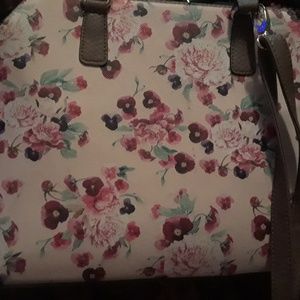 dome pink flower bag